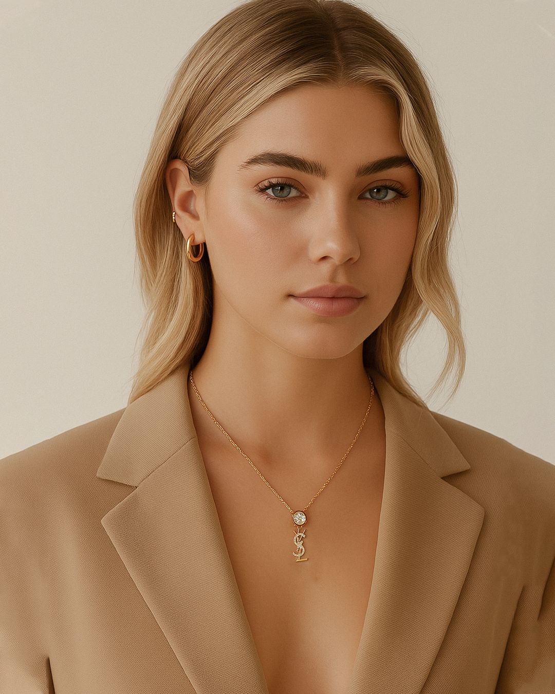 Yves Saint Laurent  -  Collier YSL Acier inoxydable Parisien 2025